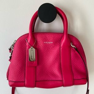 Coach hot pink shoulder bag